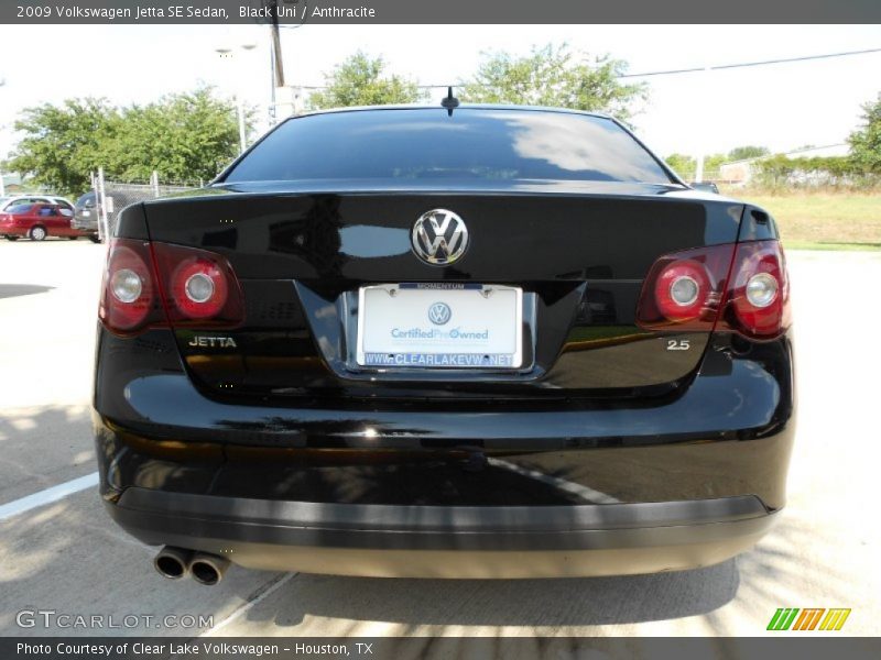 Black Uni / Anthracite 2009 Volkswagen Jetta SE Sedan