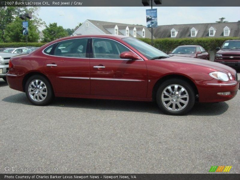 Red Jewel / Gray 2007 Buick LaCrosse CXL