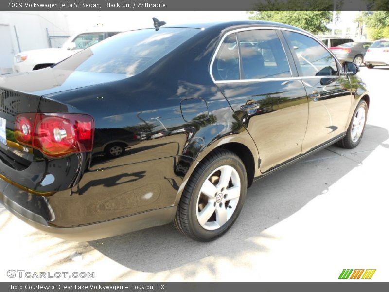 Black Uni / Anthracite 2009 Volkswagen Jetta SE Sedan