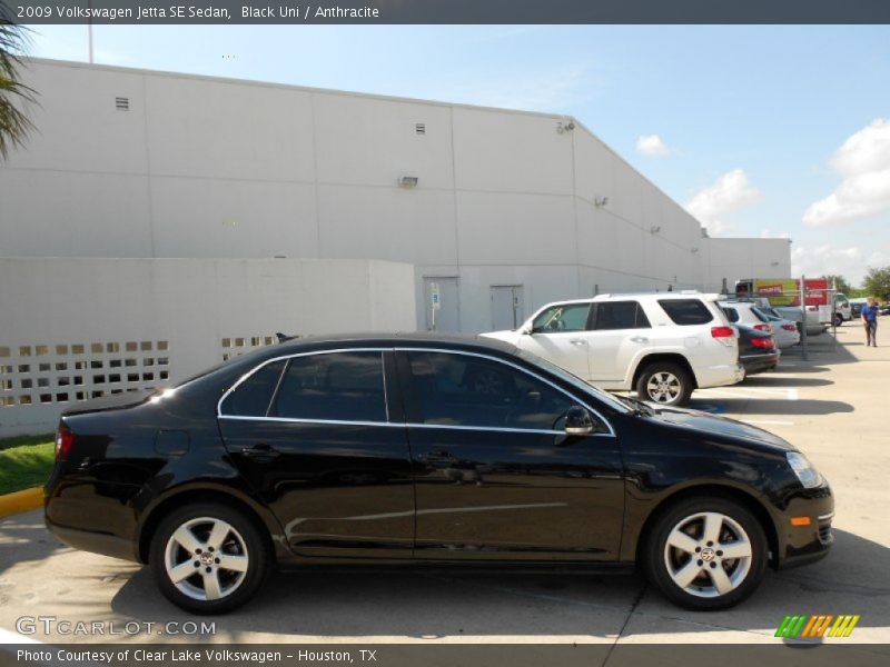 Black Uni / Anthracite 2009 Volkswagen Jetta SE Sedan