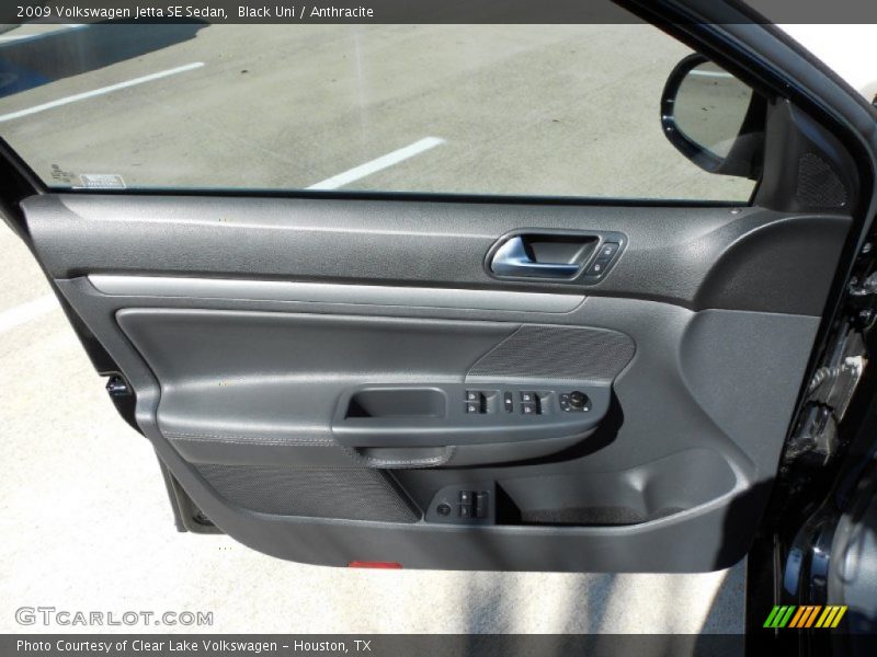 Black Uni / Anthracite 2009 Volkswagen Jetta SE Sedan