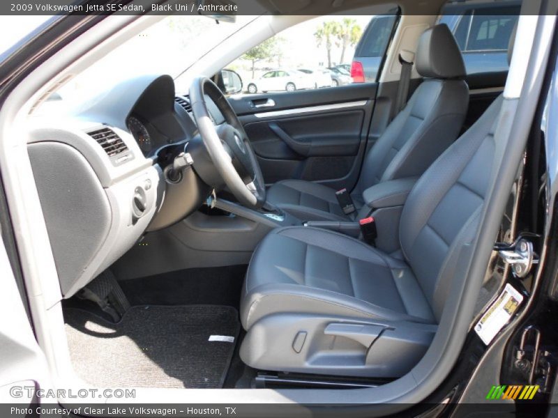 Black Uni / Anthracite 2009 Volkswagen Jetta SE Sedan