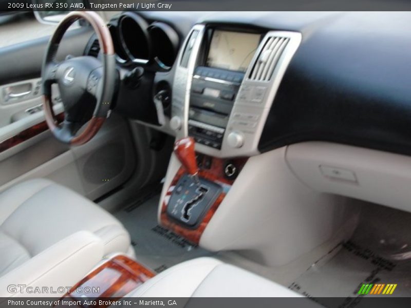 Tungsten Pearl / Light Gray 2009 Lexus RX 350 AWD