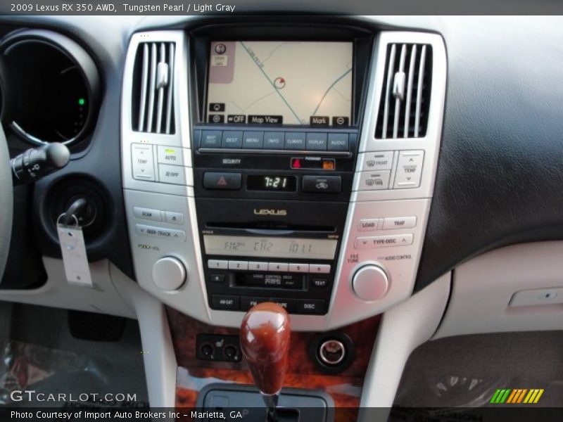 Tungsten Pearl / Light Gray 2009 Lexus RX 350 AWD