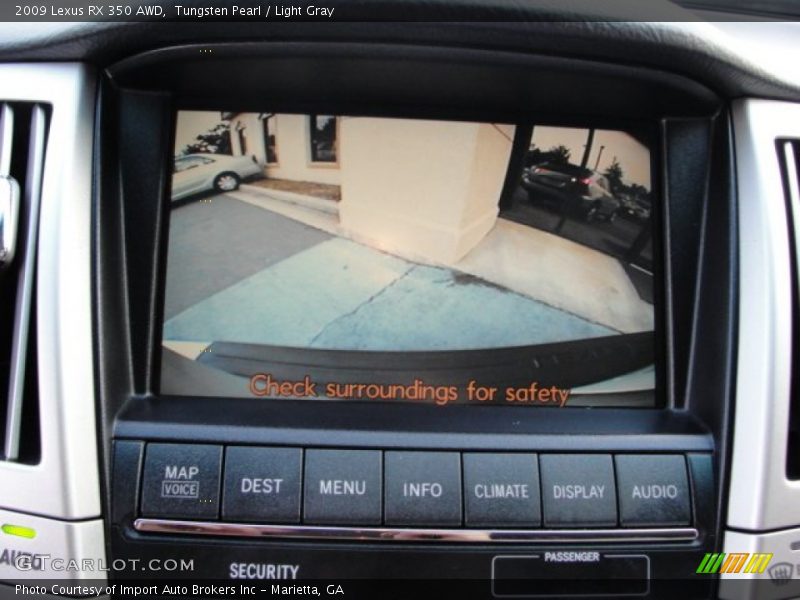 Tungsten Pearl / Light Gray 2009 Lexus RX 350 AWD