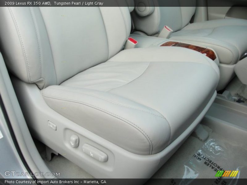 Tungsten Pearl / Light Gray 2009 Lexus RX 350 AWD