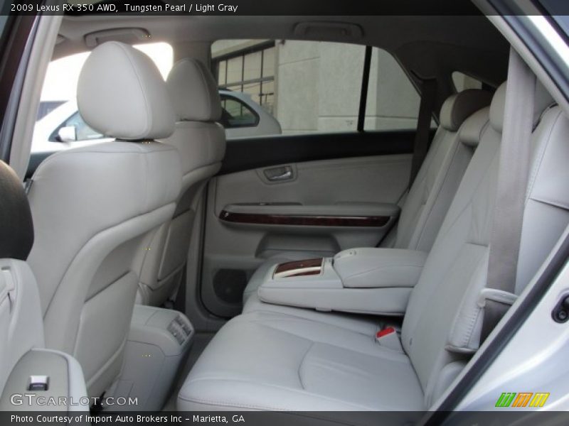 Tungsten Pearl / Light Gray 2009 Lexus RX 350 AWD