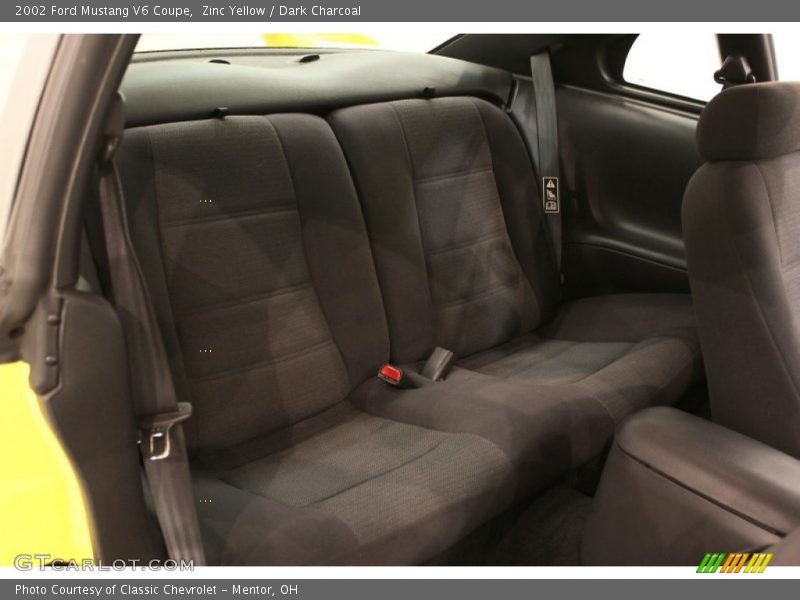 Zinc Yellow / Dark Charcoal 2002 Ford Mustang V6 Coupe
