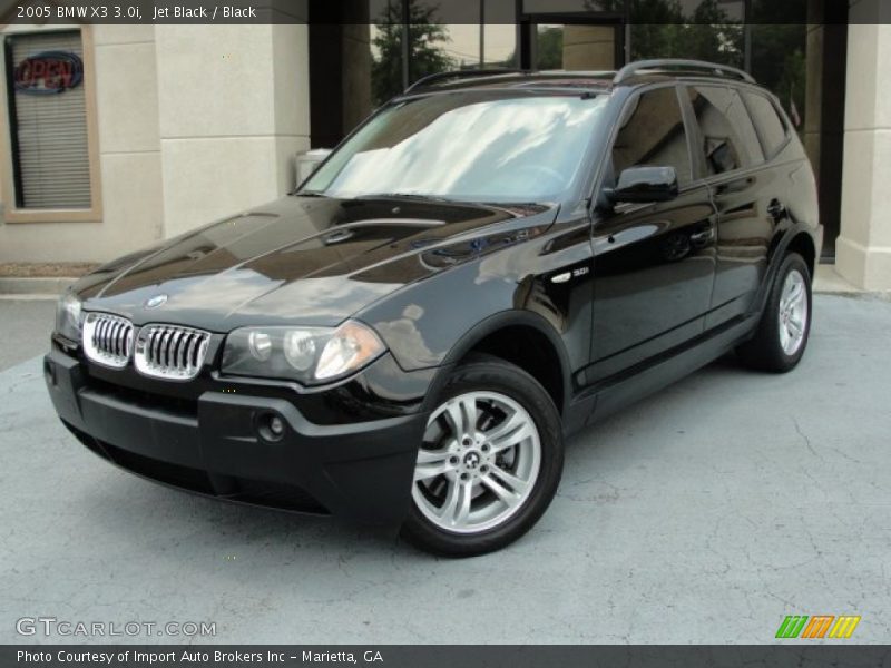 Jet Black / Black 2005 BMW X3 3.0i
