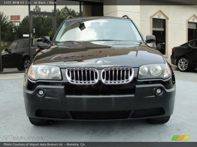 Jet Black / Black 2005 BMW X3 3.0i