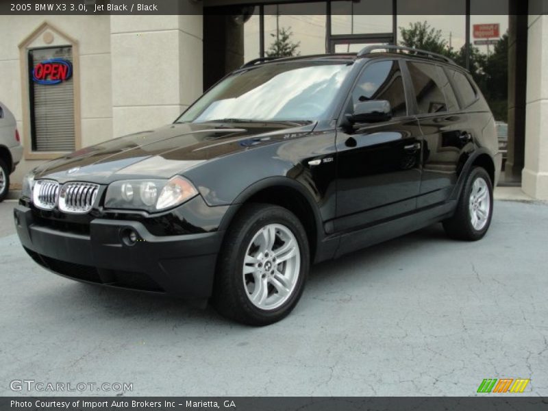 Jet Black / Black 2005 BMW X3 3.0i