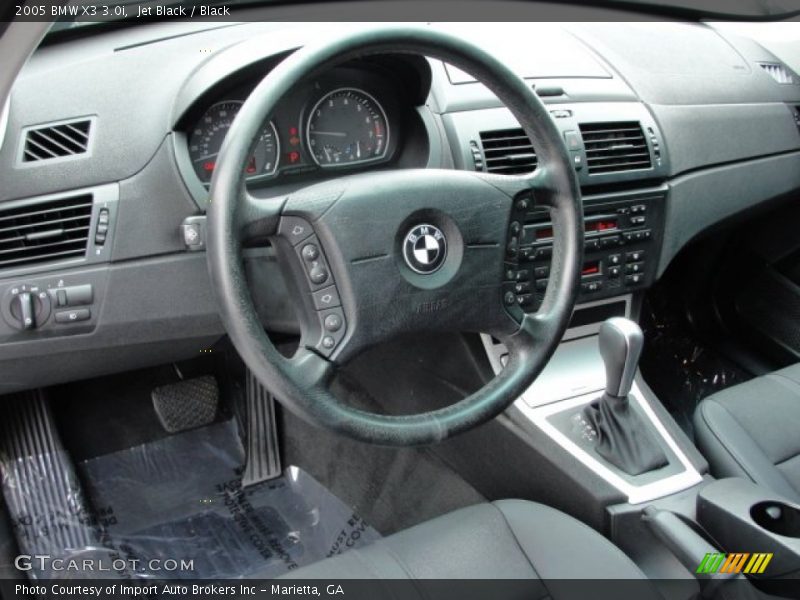 Jet Black / Black 2005 BMW X3 3.0i