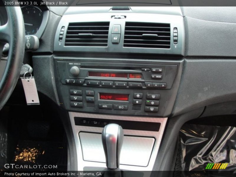 Jet Black / Black 2005 BMW X3 3.0i