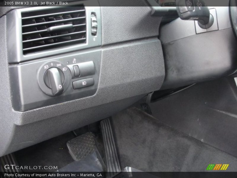 Jet Black / Black 2005 BMW X3 3.0i