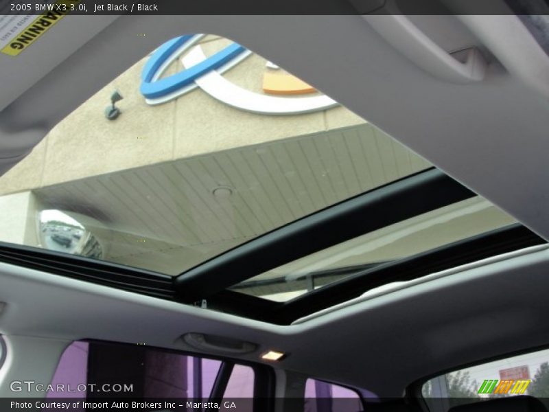 Jet Black / Black 2005 BMW X3 3.0i
