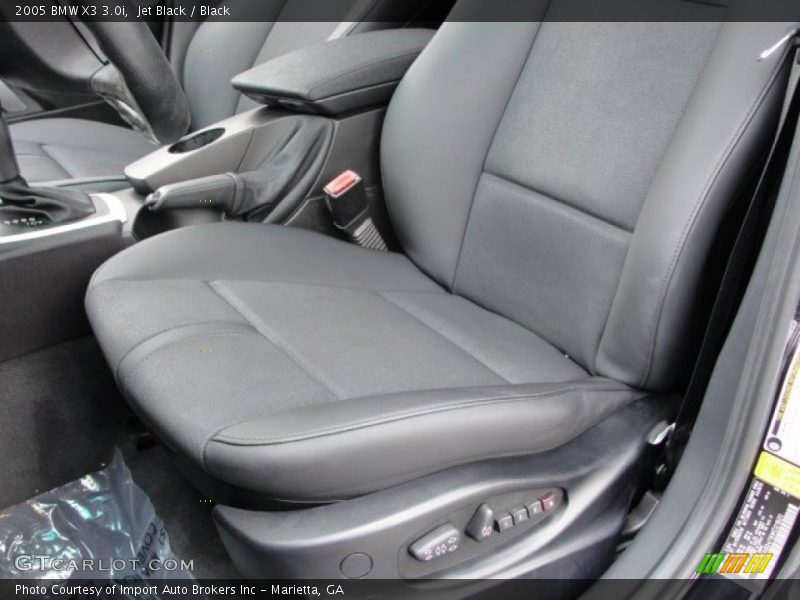 Jet Black / Black 2005 BMW X3 3.0i