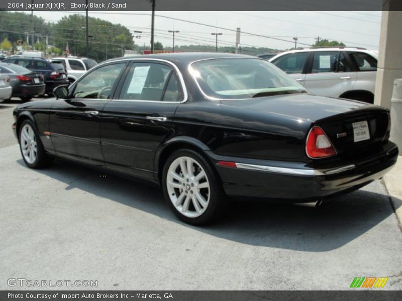 Ebony Black / Sand 2004 Jaguar XJ XJR