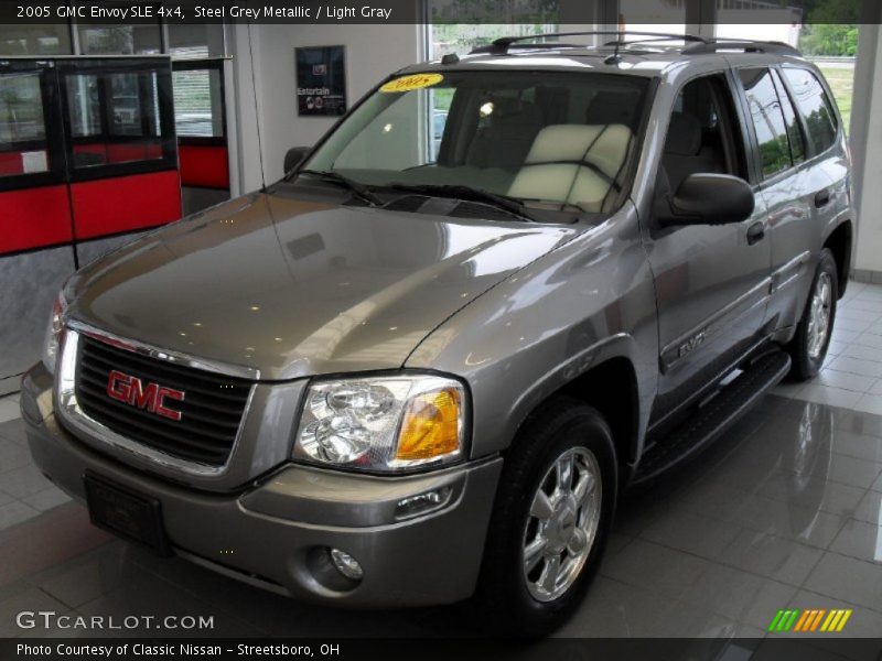 Steel Grey Metallic / Light Gray 2005 GMC Envoy SLE 4x4