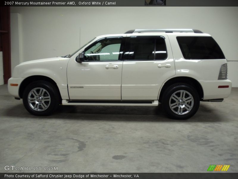 Oxford White / Camel 2007 Mercury Mountaineer Premier AWD