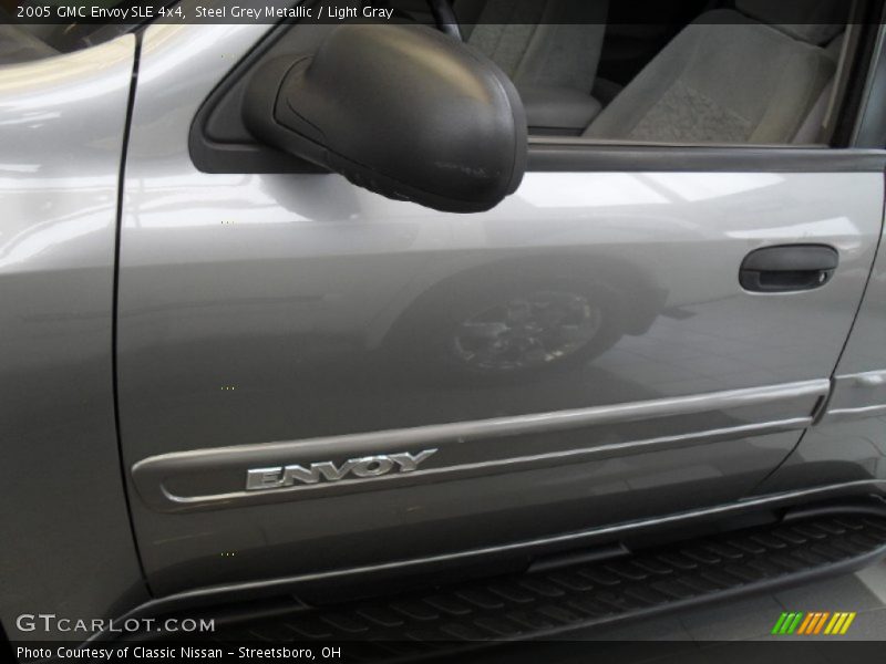 Steel Grey Metallic / Light Gray 2005 GMC Envoy SLE 4x4