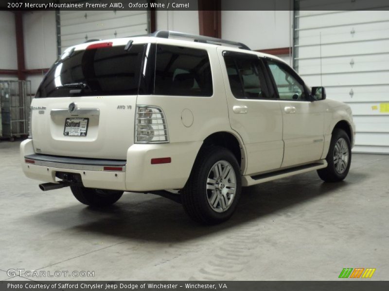 Oxford White / Camel 2007 Mercury Mountaineer Premier AWD
