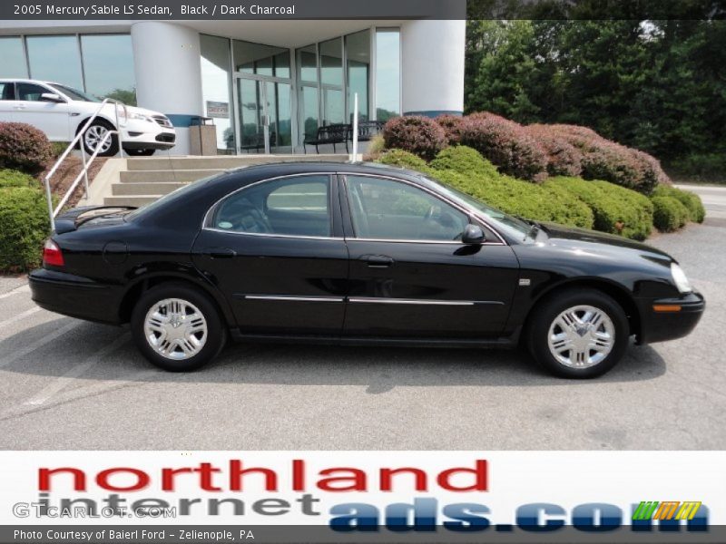 Black / Dark Charcoal 2005 Mercury Sable LS Sedan