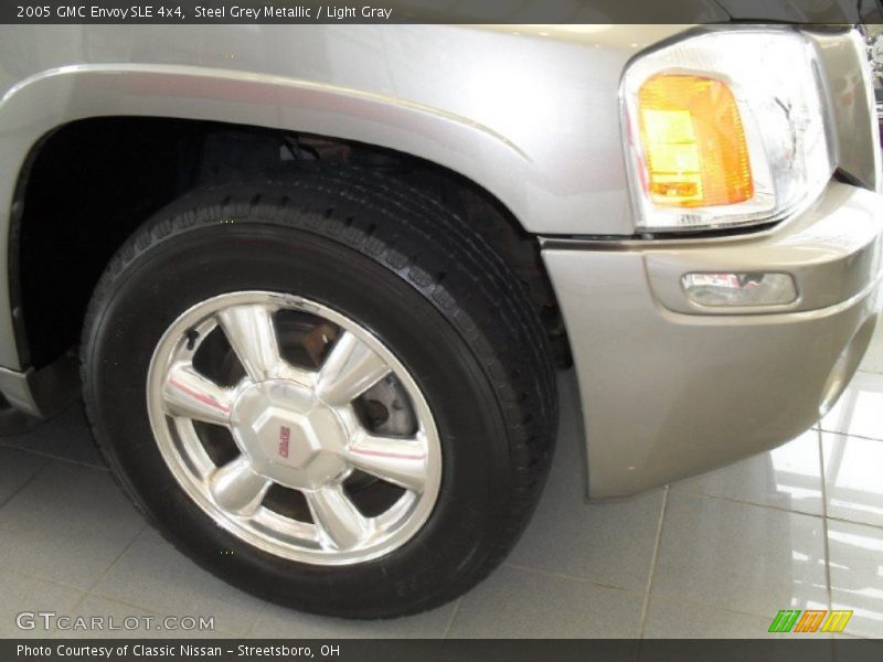 Steel Grey Metallic / Light Gray 2005 GMC Envoy SLE 4x4