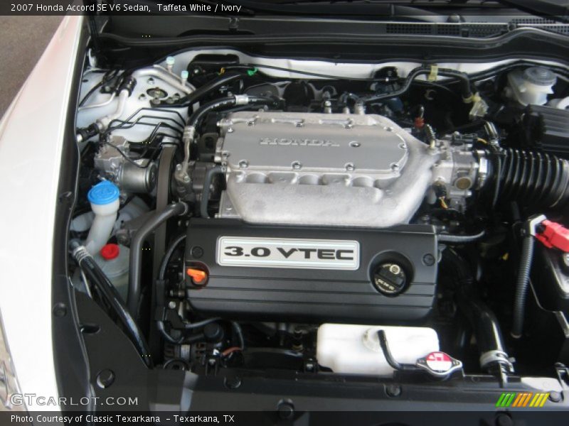 Taffeta White / Ivory 2007 Honda Accord SE V6 Sedan