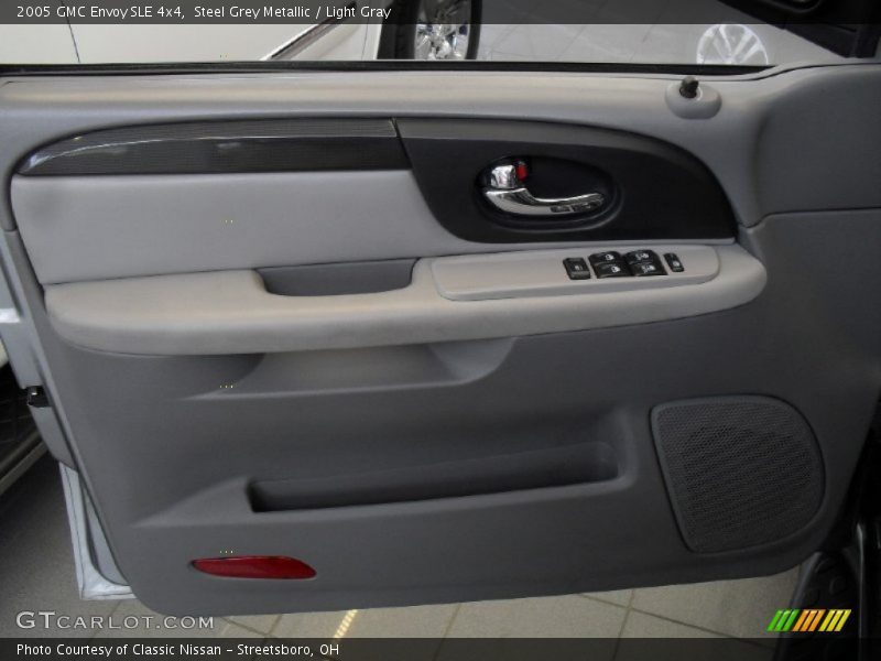 Steel Grey Metallic / Light Gray 2005 GMC Envoy SLE 4x4