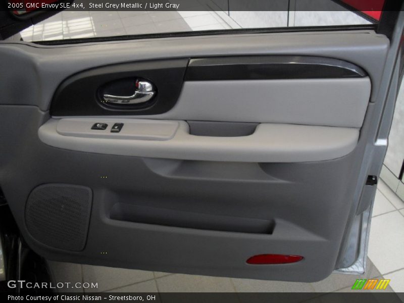 Steel Grey Metallic / Light Gray 2005 GMC Envoy SLE 4x4