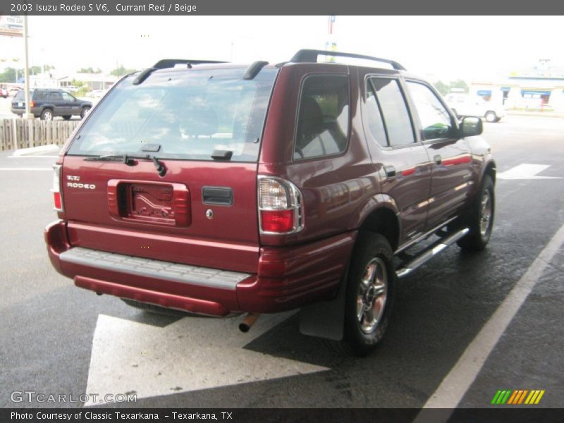 Currant Red / Beige 2003 Isuzu Rodeo S V6