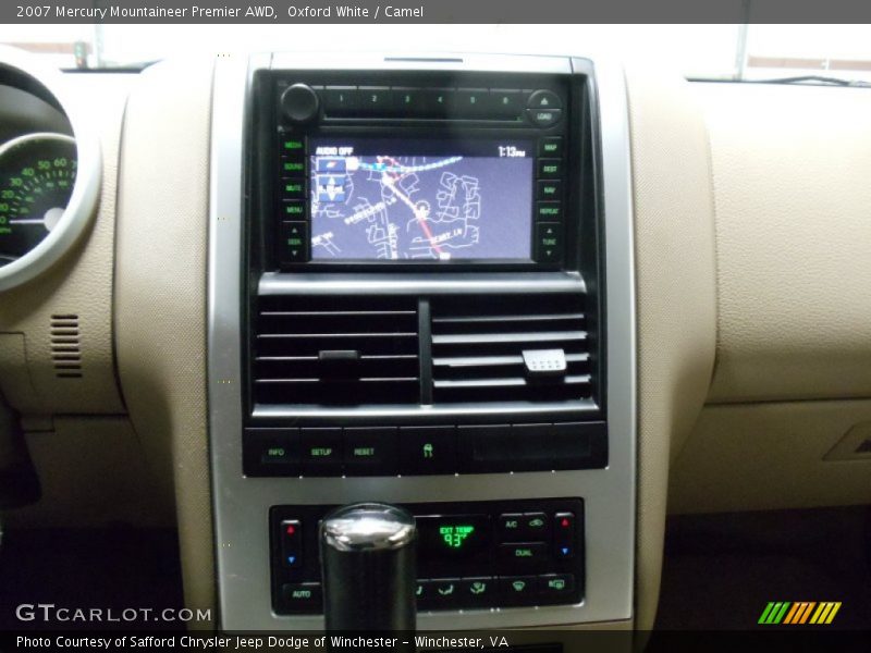 Oxford White / Camel 2007 Mercury Mountaineer Premier AWD