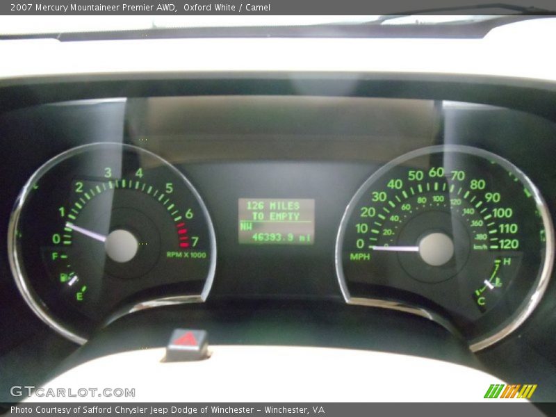 Oxford White / Camel 2007 Mercury Mountaineer Premier AWD