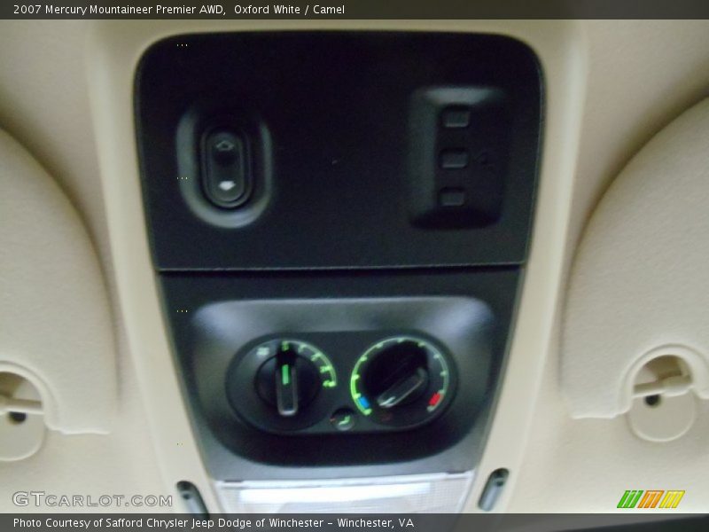 Oxford White / Camel 2007 Mercury Mountaineer Premier AWD
