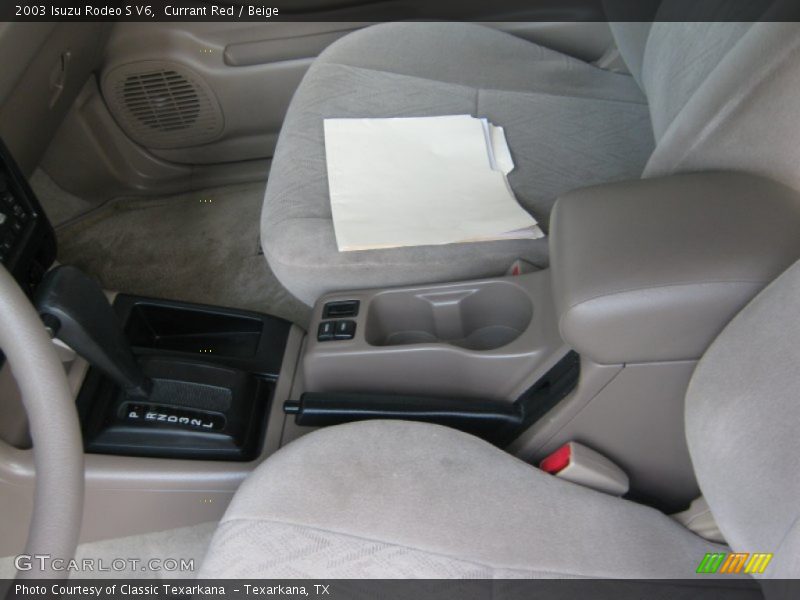 Currant Red / Beige 2003 Isuzu Rodeo S V6