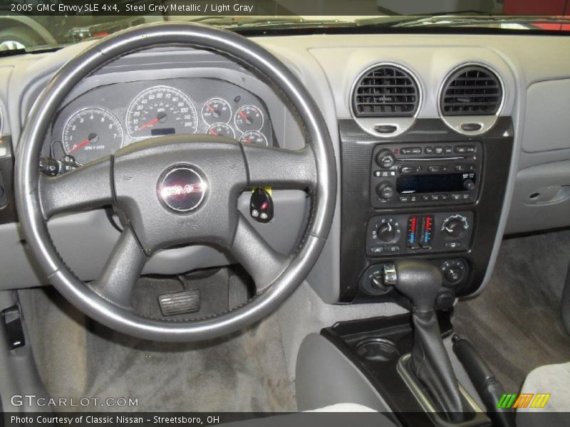 Steel Grey Metallic / Light Gray 2005 GMC Envoy SLE 4x4