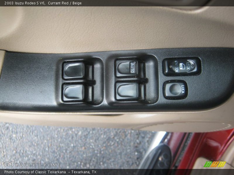 Currant Red / Beige 2003 Isuzu Rodeo S V6