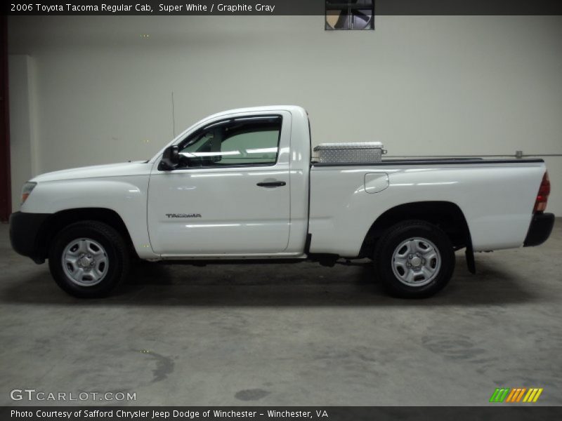 Super White / Graphite Gray 2006 Toyota Tacoma Regular Cab