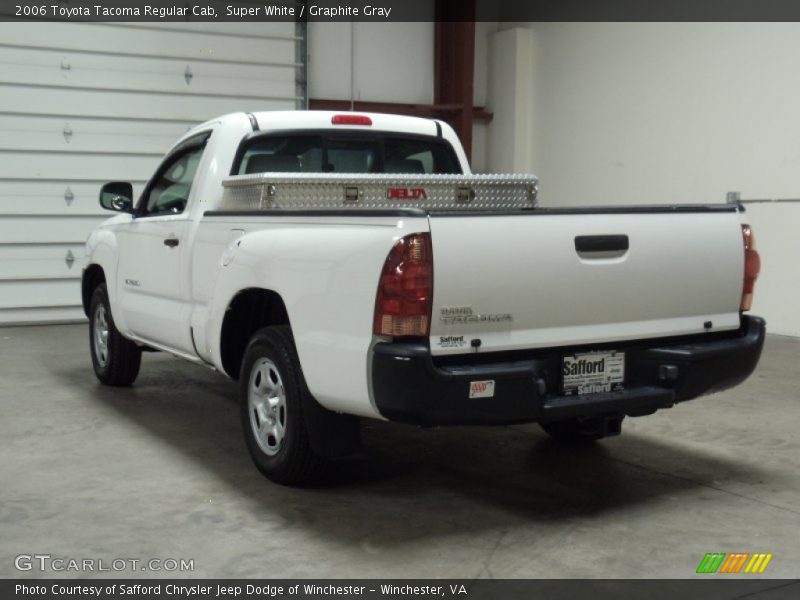 Super White / Graphite Gray 2006 Toyota Tacoma Regular Cab