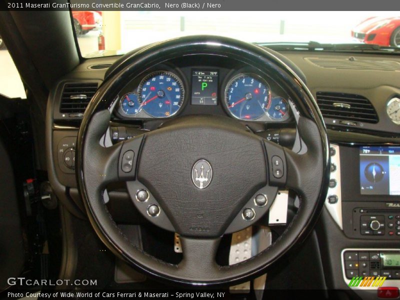 Nero (Black) / Nero 2011 Maserati GranTurismo Convertible GranCabrio