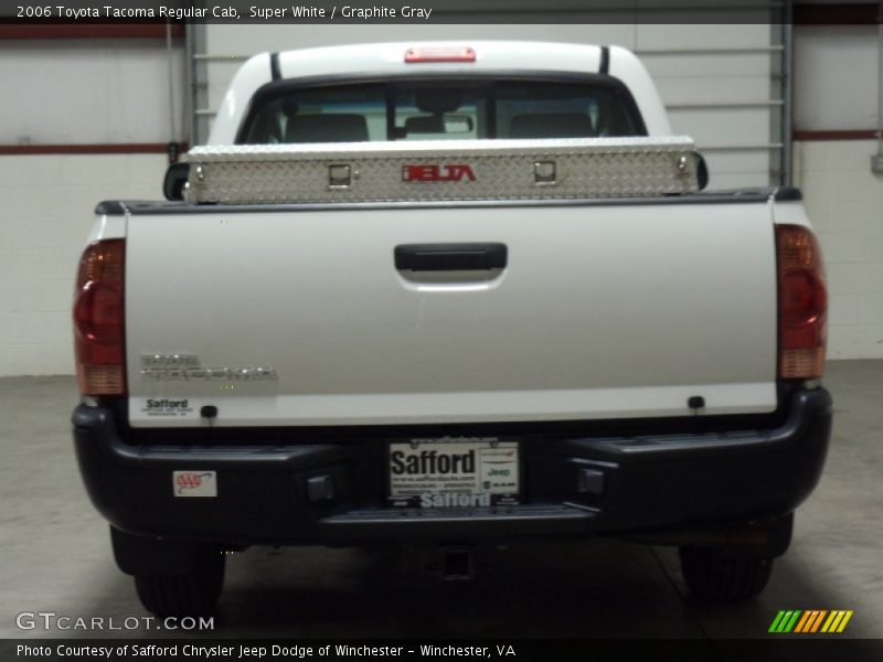 Super White / Graphite Gray 2006 Toyota Tacoma Regular Cab