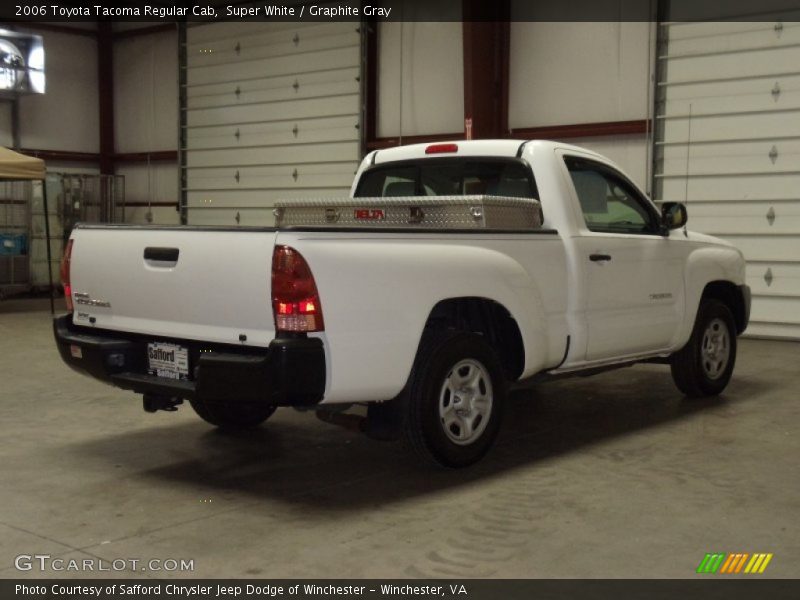 Super White / Graphite Gray 2006 Toyota Tacoma Regular Cab
