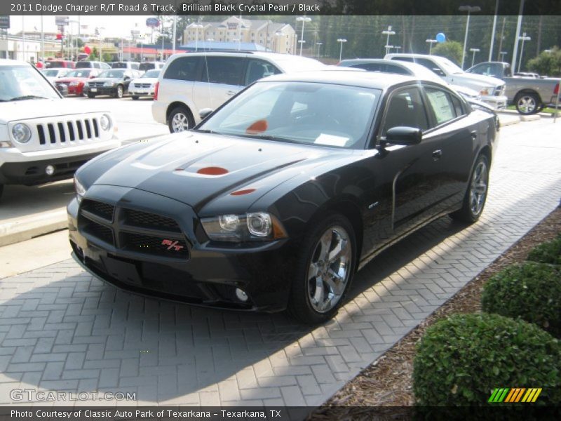 Brilliant Black Crystal Pearl / Black 2011 Dodge Charger R/T Road & Track