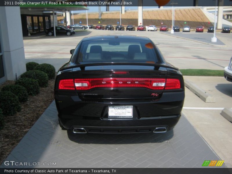 Brilliant Black Crystal Pearl / Black 2011 Dodge Charger R/T Road & Track