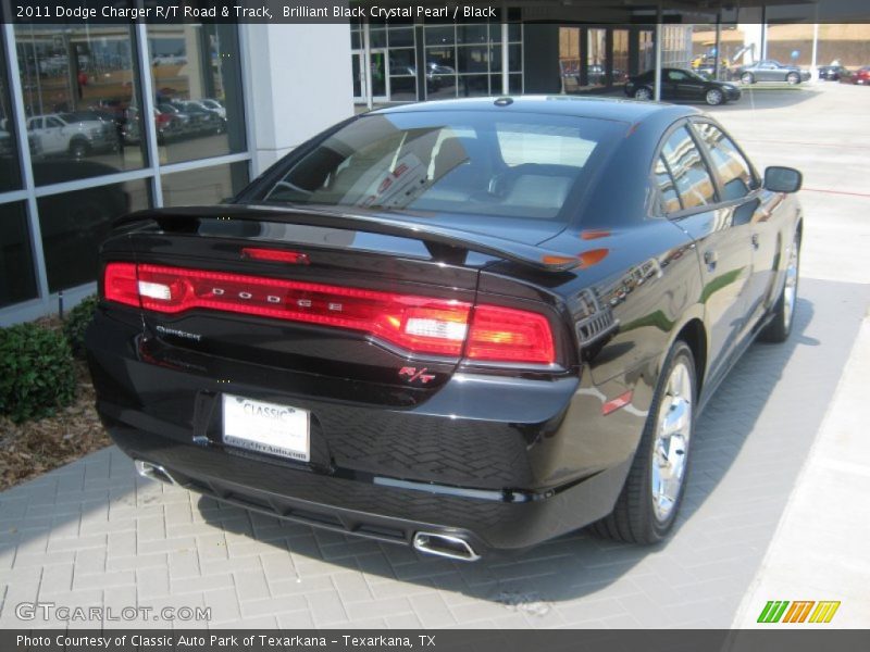 Brilliant Black Crystal Pearl / Black 2011 Dodge Charger R/T Road & Track