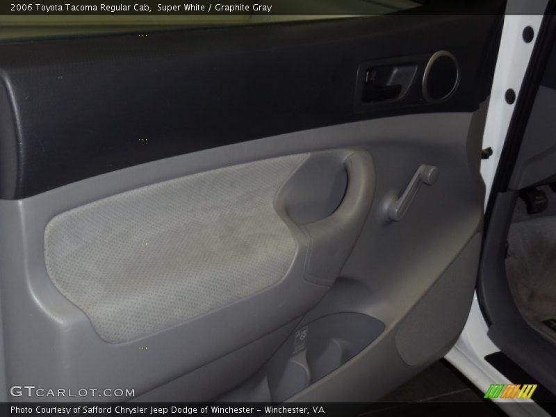 Super White / Graphite Gray 2006 Toyota Tacoma Regular Cab