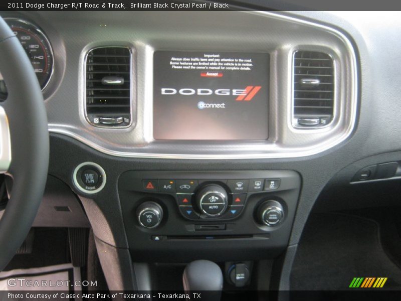 Brilliant Black Crystal Pearl / Black 2011 Dodge Charger R/T Road & Track