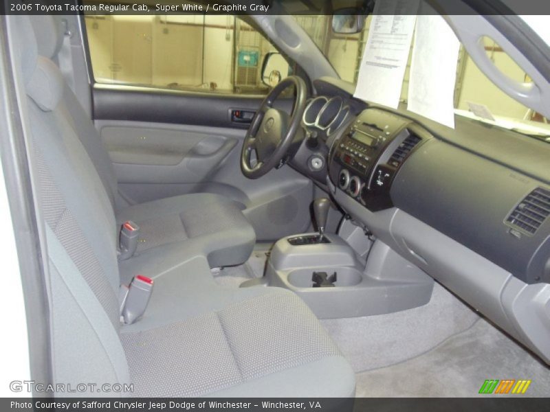 Super White / Graphite Gray 2006 Toyota Tacoma Regular Cab