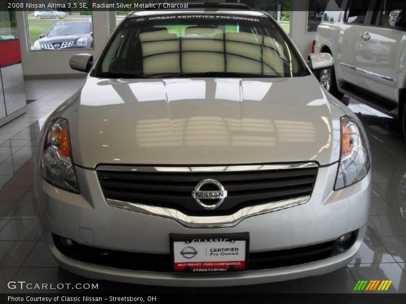 Radiant Silver Metallic / Charcoal 2008 Nissan Altima 3.5 SE