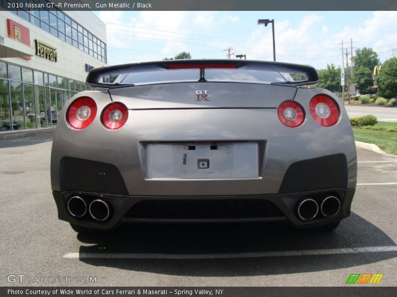 Gun Metallic / Black 2010 Nissan GT-R Premium